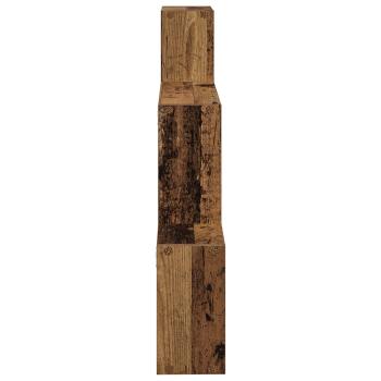 Wandregal Wandhalterung Altholz 91,5 x 15 x 76 cm Holzwerkstoff