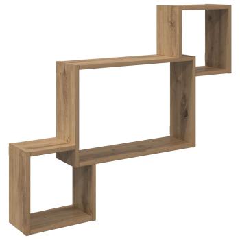 Wandregal Wandhalterung Artisan-Eiche 91,5 x 15 x 76 cm