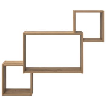 Wandregal Wandhalterung Artisan-Eiche 91,5 x 15 x 76 cm