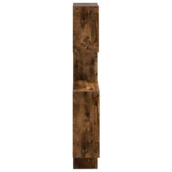Wandwürfelregale Wandhalterung Raucheiche 64 x 13,5 x 91,5 cm