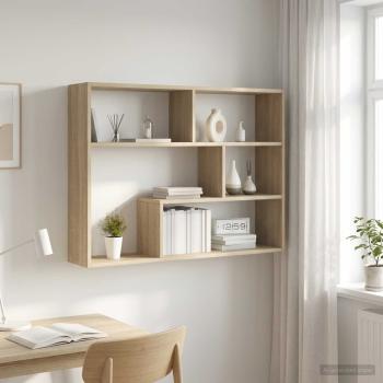ARDEBO.de - Wandregal Wandhalterung Sonoma-Eiche 95 x 20 x 69,5 cm