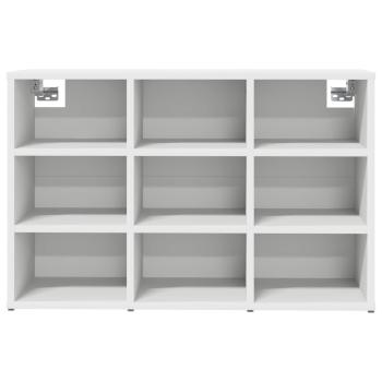 Schuhschrank 77,5 x 30 x 51 cm Holzwerkstoff Weiß