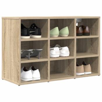 Schuhschrank 77,5 x 30 x 51 cm Holzwerkstoff Sonoma-Eiche