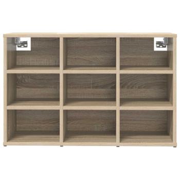 Schuhschrank 77,5 x 30 x 51 cm Holzwerkstoff Sonoma-Eiche