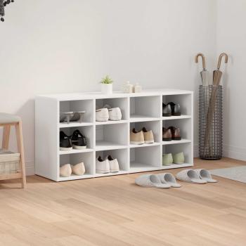 Schuhschrank 103 x 30 x 51 cm Holzwerkstoff Weiß