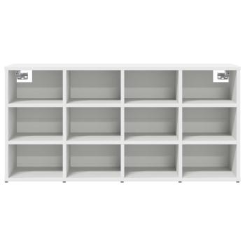 Schuhschrank 103 x 30 x 51 cm Holzwerkstoff Weiß