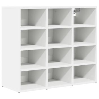 Schuhschrank 77,5 x 30 x 67 cm Holzwerkstoff Weiß