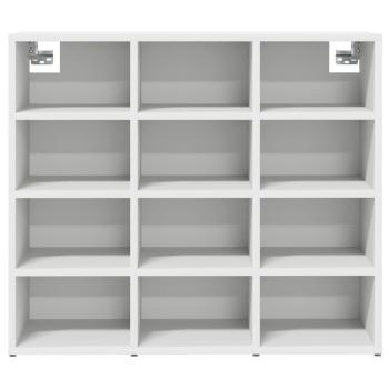 Schuhschrank 77,5 x 30 x 67 cm Holzwerkstoff Weiß