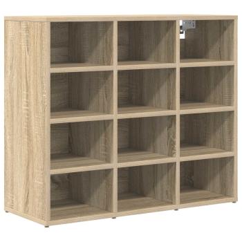 Schuhschrank 77,5 x 30 x 67 cm Holzwerkstoff Sonoma-Eiche