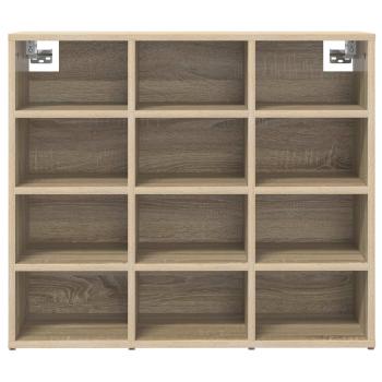 Schuhschrank 77,5 x 30 x 67 cm Holzwerkstoff Sonoma-Eiche
