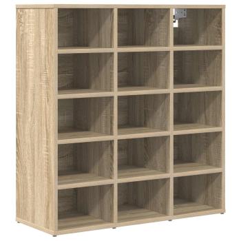Schuhschrank 77,5 x 30 x 83,5 cm Holzwerkstoff Sonoma-Eiche