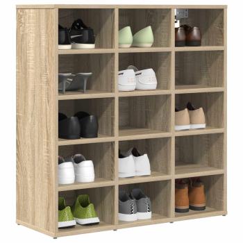Schuhschrank 77,5 x 30 x 83,5 cm Holzwerkstoff Sonoma-Eiche