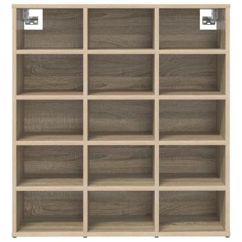 Schuhschrank 77,5 x 30 x 83,5 cm Holzwerkstoff Sonoma-Eiche