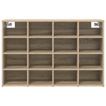 Schuhschrank 103 x 30 x 67 cm Holzwerkstoff Sonoma-Eiche
