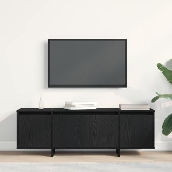 ARDEBO.de - TV-Schränk 120 x 30 x 40,5 cm Schwarz Eichen-Optik