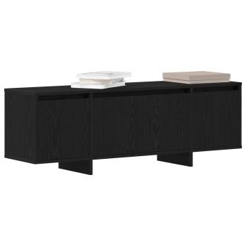 TV-Schränk 120 x 30 x 40,5 cm Schwarz Eichen-Optik