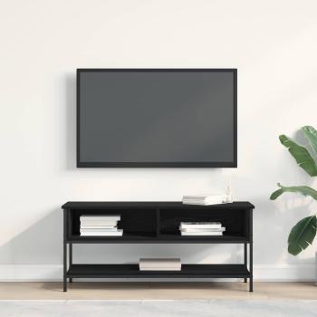 TV-Schrankset 100 x 35 x 45 cm Schwarz Eichen-Optik