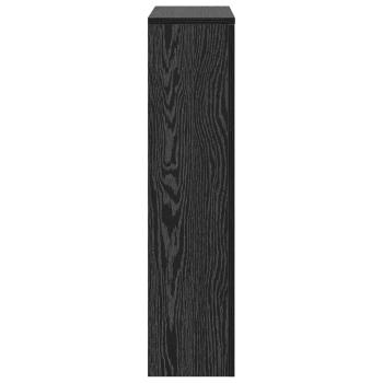 Heizkörperabdeckung Schwarz Eichen-Optik 78 x 20 x 82 cm