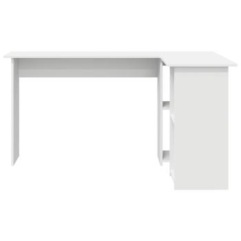 Schreibtisch Weiß 142 x 102 x 73 cm Holzwerkstoff