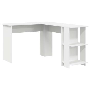 Eck-Schreibtisch Weiß Holzwerkstoff 140 x 113,5 x 75 cm