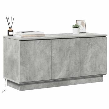 TV-Schränk 100 x 38 x 49 cm Beton Grau Holzwerkstoff