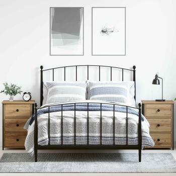 ARDEBO.de - Nachttisch 2 Stk. Braun 40 x 36 x 60 cm