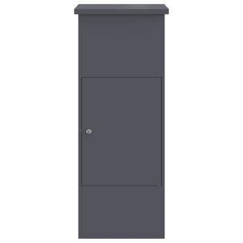Paketdrop-Box mit Speicher Anthrazit 44,5 x 29 x 110,5 cm Stahl