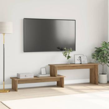 ARDEBO.de - TV-Schrankset 180,5 x 30 x 43 cm Artisan-Eiche Holzwerkstoff