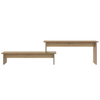 TV-Schrankset 180,5 x 30 x 43 cm Artisan-Eiche Holzwerkstoff