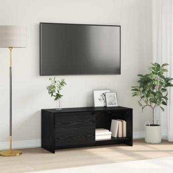 ARDEBO.de - TV-Schrankset 90 x 35 x 40 cm Schwarz Eichen-Optik