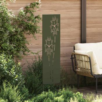 Garten Sichtschutz-Leinwand Olivgrün 32 x 140 cm