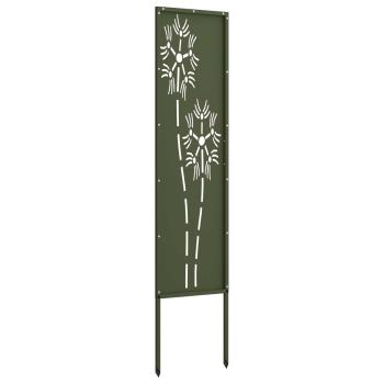 Garten Sichtschutz-Leinwand Olivgrün 32 x 140 cm