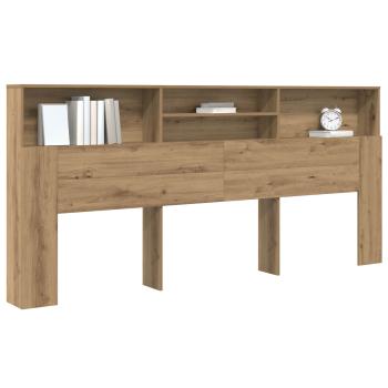 Kopfteil Schrank Artisan-Eiche Holzwerkstoff