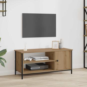 ARDEBO.de - TV-Schränk 100 x 40 x 45 cm Artisan-Eiche Holzwerkstoff