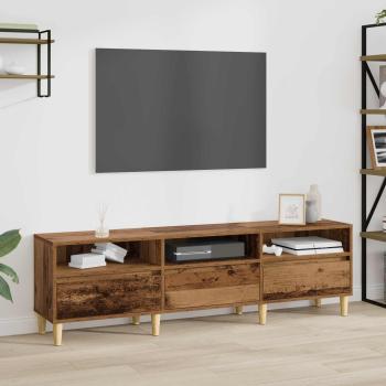 ARDEBO.de - TV-Schränk 150 x 30 x 45 cm Altholz Holzwerkstoff