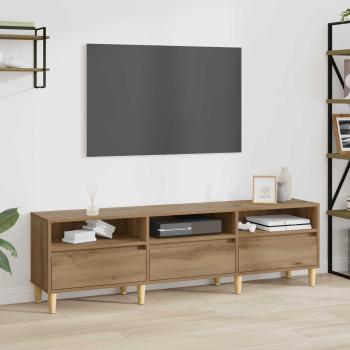 ARDEBO.de - TV-Schränk 150 x 30 x 45 cm Artisan-Eiche Holzwerkstoff