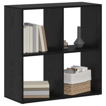 Bücherregal 4 Ebenen 69,5 x 29 x 69,5 cm Holzwerkstoff