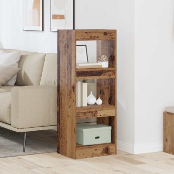 ARDEBO.de - Bücherregal 3 Ebenen 40 x 30 x 103 cm Holzwerkstoff Braun