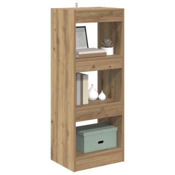 Bücherregal 3 Ebenen 37 x 30 x 103 cm Holzwerkstoff Braun