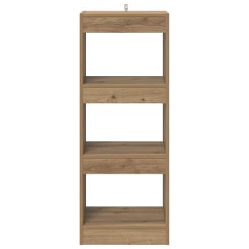 Bücherregal 3 Ebenen 37 x 30 x 103 cm Holzwerkstoff Braun
