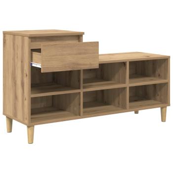 Schuhschrank 102 x 36 x 60 cm Holzwerkstoff Artisan-Eiche