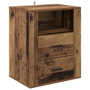 Nachttisch Altholz 35 x 50 x 60 cm Holzwerkstoff