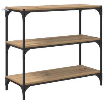 Bücherregal 3 Ebenen 80 x 33 x 70,5 cm Holzwerkstoff