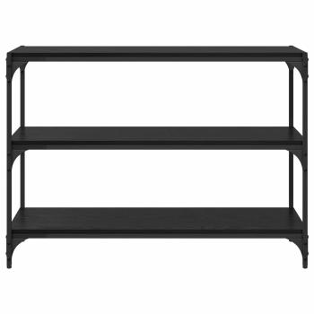 Bücherregal Schwarz Eichen-Optik 100 x 33 x 70,5 cm
