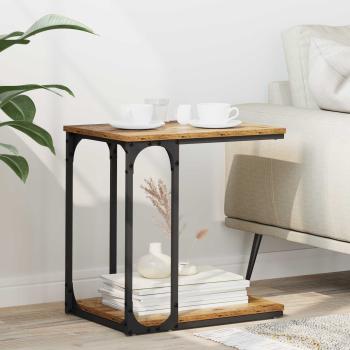 ARDEBO.de - Beistelltisch Altholz 50 x 35 x 52 cm Holzwerkstoff