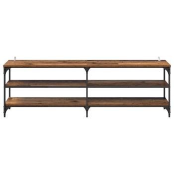 TV-Schränk Altholz 160 x 30 x 50 cm Verbundholz und Eisen