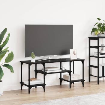 ARDEBO.de - TV-Schränk Schwarz Eichen-Optik 102 x 35 x 45,5 cm