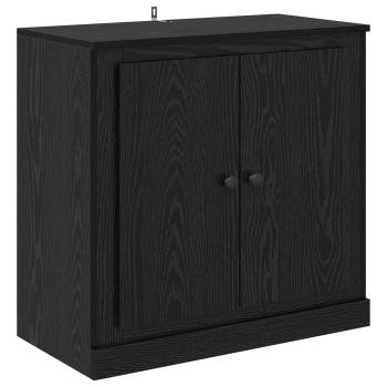 Sideboard 70 x 35,5 x 67,5 cm Schwarz Eichen-Optik