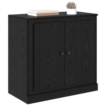 Sideboard 70 x 35,5 x 67,5 cm Schwarz Eichen-Optik