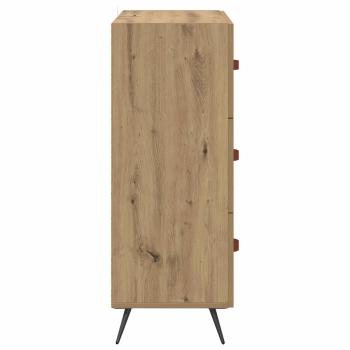 Kommode 3-Schublade Artisan-Eiche 69,5 x 34 x 90 cm